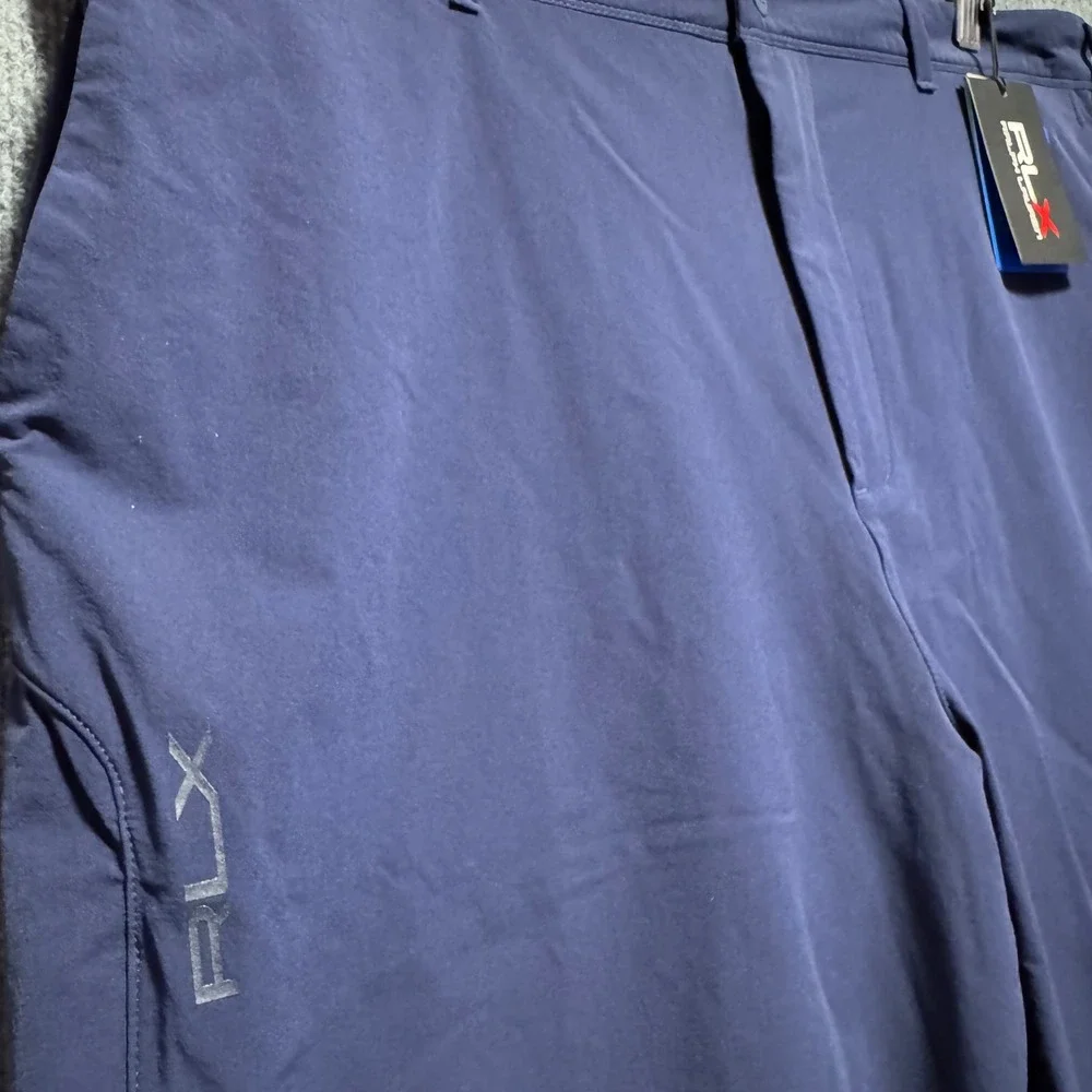 RLX Ralph Lauren Mens Pants 40 x 30 Blue Wicking Stretch Golf Tailored‎